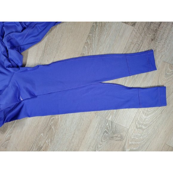 Nike Pro Nike Fit Womens S(4-6) Purple Athletic Track Jacket 1/4 Zip Stretch LS - Picture 9 of 11